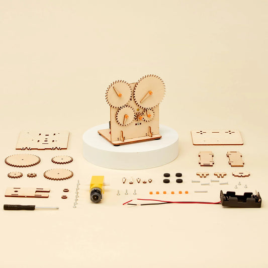 Gear Train DIY Kit, Educational STEM Toy - BIG FRENCHIES