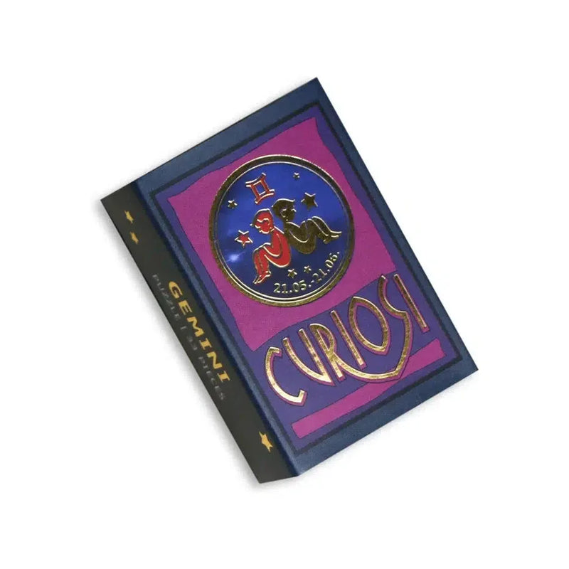 Gemini Zodiac 33 Piece Mini Matchbox Jigsaw Puzzle Curiosi - BIG FRENCHIES