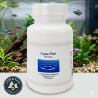 Fin Pen 250mg Capsules for Aquarium Fish – 100 Count – Water Care Support