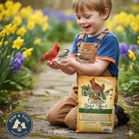 Alligator Premium Wild Bird Seed Blend 5 lb No Corn Natural Year-Round Feed
