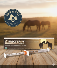 Merial Zimecterin Gold Dewormer Paste Horses 7.35g Treats Tapeworms 6-Pack
