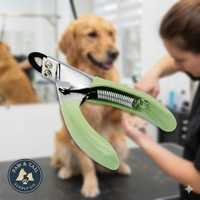 Coastal Pet Safari Professional Guillotine Dog Nail Trimmer MD/LG Stainless Steel Soft Grip