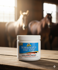 Absorbine Horseman's One Step Leather Cleaner Conditioner Tack Care Lanolin 15 oz.
