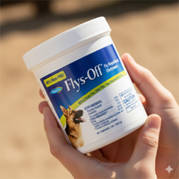 Farnam Flys-Off Repellent Ointment 7 oz for Dogs & Horses Kills Repels Flies