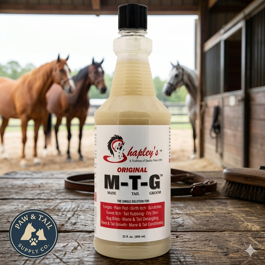 Shapley's Original M-T-G 32 oz. Hair Regrowth Skin Treatment Horses Dogs Livestock