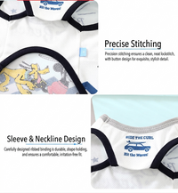 Beach Day Cartoon Dog Tank Top – Lightweight Summer Mesh Shirt for Small Dogs & Cats Mickey & Pluto