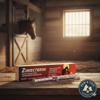 Cat Merial Zimecterin Dewormer Paste Horses .21 Oz Broad Spectrum Treats 1250 Lbs