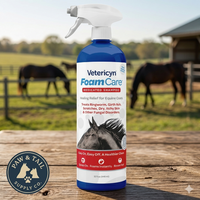 Vetericyn FoamCare Equine Medicated Shampoo Horse Coat 32 oz.