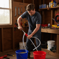 21st Century Manual Hand Siphon Pump Use For Water Oil Supply Transfer