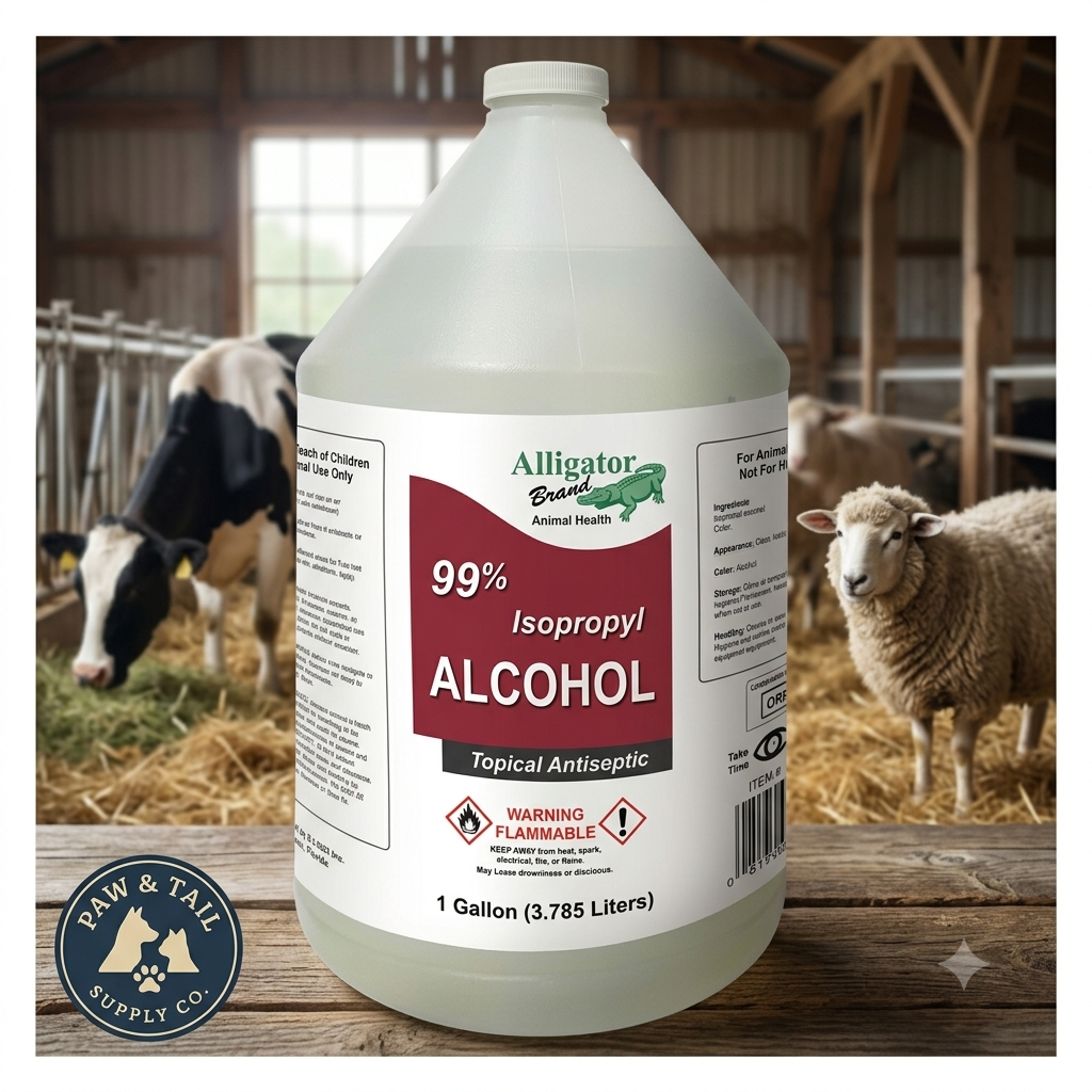 Alligator Brand 99% Isopropyl Rubbing Alcohol 1 Gallon Multi-Purpose