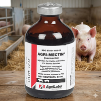 AgriLabs Agri-Mectin Ivermectin Injection for Cattle And Swine 50mL