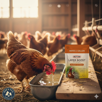 Chicken Durvet Layer Boost Omega-3 Poultry 4g 40-pack Vitamins Electrolytes Laying Hens