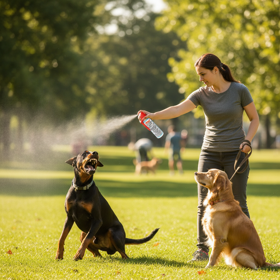 Halt Dog Repellent Spray 1.5 oz Effective Safe Capsaicin Defense for Dogs 2-Pack