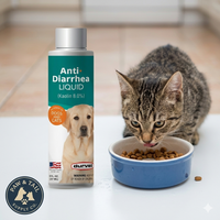 Durvet Kaolin Anti-Diarrhea Liquid 8 oz. Dogs & Cats Electrolyte Support