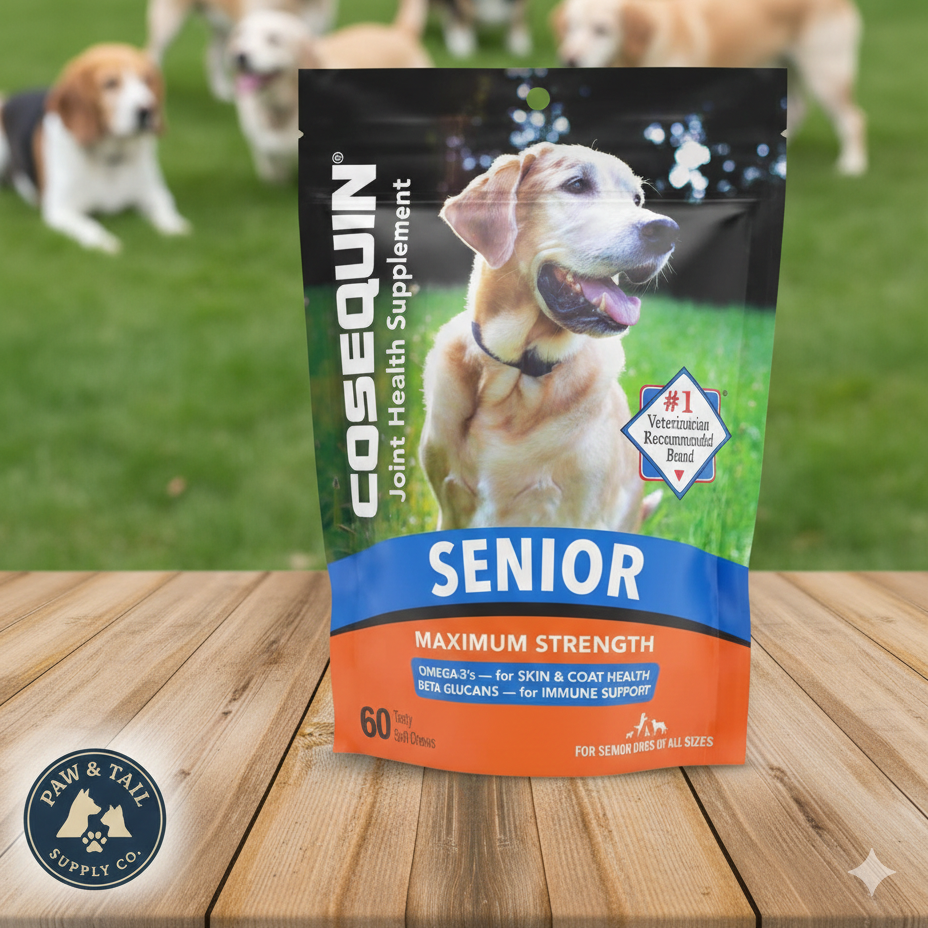 Nutramax Cosequin Senior Joint Health Soft Chews for Dogs 60ct Max Strength