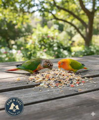 Higgins Vita Seed Conure & Lovebird Food 2.5 lb Premium Seed Blend Probiotics DHA