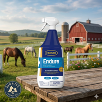 Farnam Endure Horse Fly Spray Sweatproof Extended Horse Protection 32 oz.