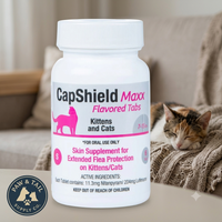 CapShield Maxx Flavored Tabs Flea Supplement Cats and Kittens 7-15lb 6 Count