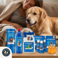 Adams Complete Indoor & Outdoor Flea Treatment System for Medium Dogs 15–30 lbs Bundle