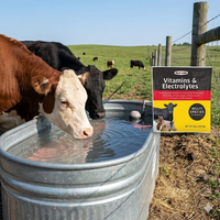 Durvet Vitamins & Electrolytes for Poultry Swine Ruminants & Horses 8 oz. 3-Pack