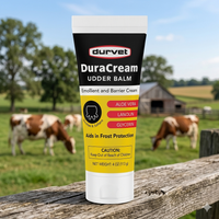 Livestock Durvet Duracream Udder Balm Tube Animals Soothe Chapped Skin 4oz.