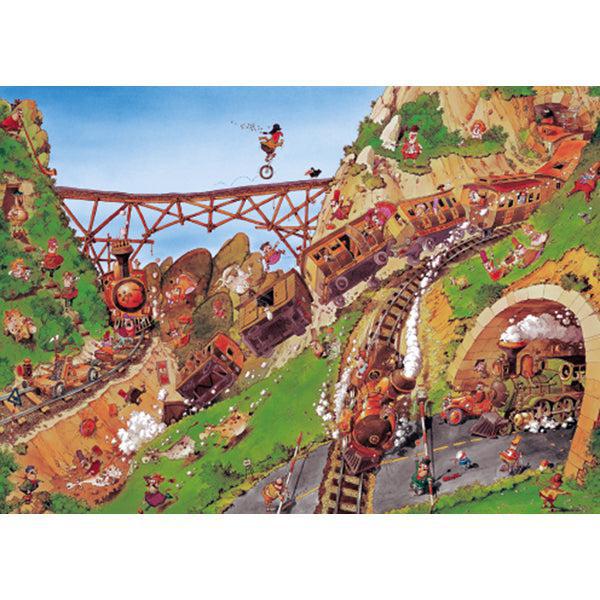 Getaway Car Fred Wanted Seek & Find 1000 Piece Jigsaw Puzzle Heye