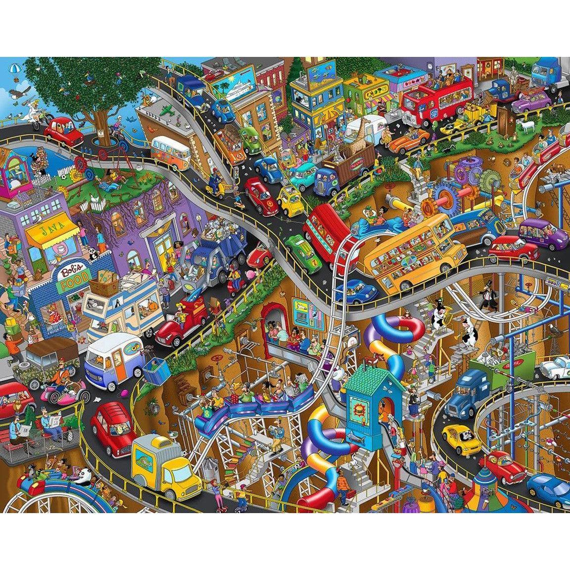 Getting Away 1000 Piece Jigsaw Puzzle Springbok - BIG FRENCHIES