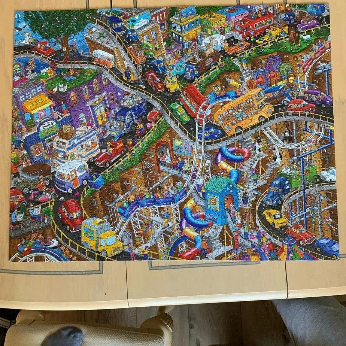 Getting Away 1000 Piece Jigsaw Puzzle Springbok - BIG FRENCHIES