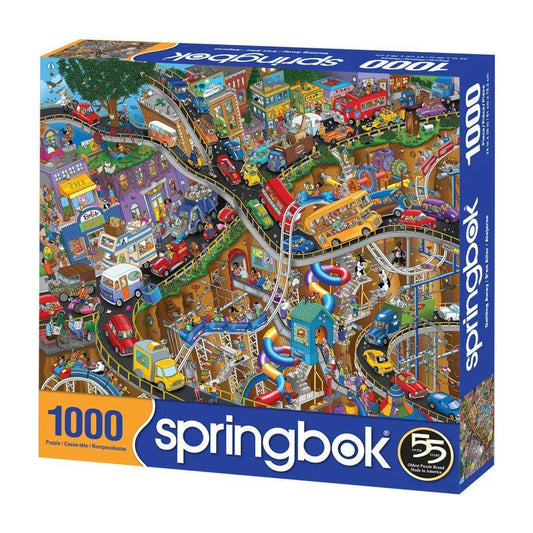 Getting Away 1000 Piece Jigsaw Puzzle Springbok - BIG FRENCHIES