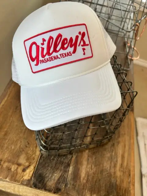Gilley's Patch White Foam Trucker | Officially Licensed - BIG FRENCHIES