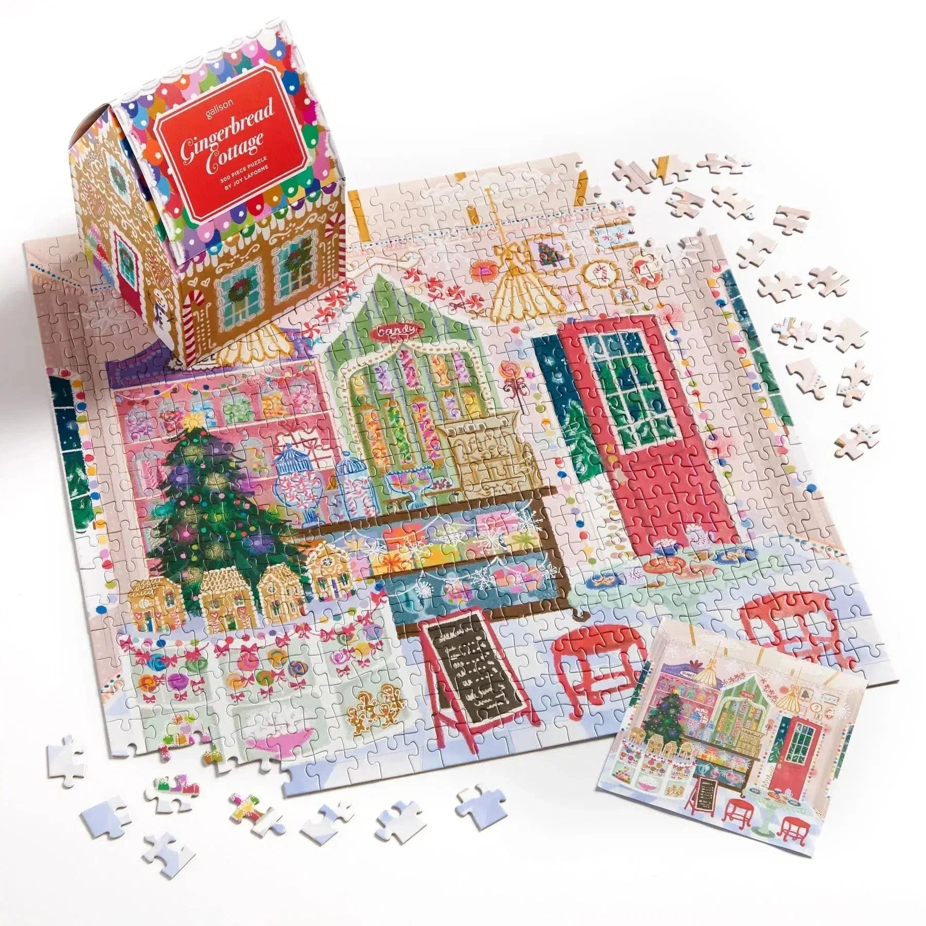 Gingerbread Cottage 500 Piece Jigsaw Puzzle Galison - BIG FRENCHIES