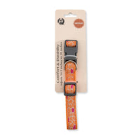 Nylon Dog Collar with Embroidered Giraffe Design/Animal Print, Secure & Adjustable Fit - BIG FRENCHIES