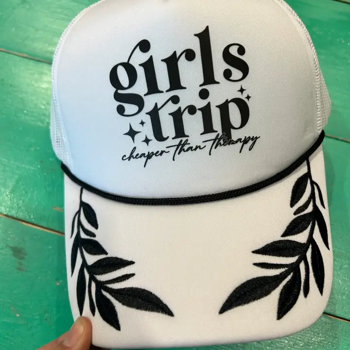 Girls Trip Cheaper Than Therapy Trucker - BIG FRENCHIES