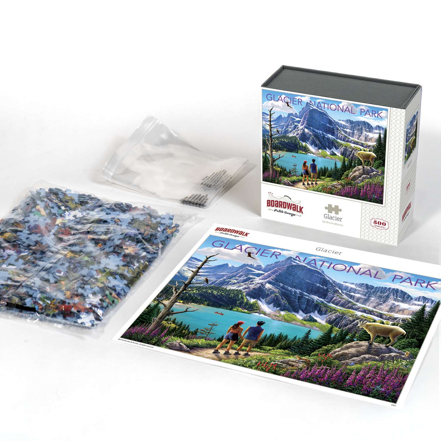 Glacier National Park 500 Piece Jigsaw Puzzle Boardwalk