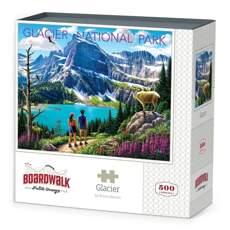 Glacier National Park 500 Piece Jigsaw Puzzle Boardwalk - BIG FRENCHIES