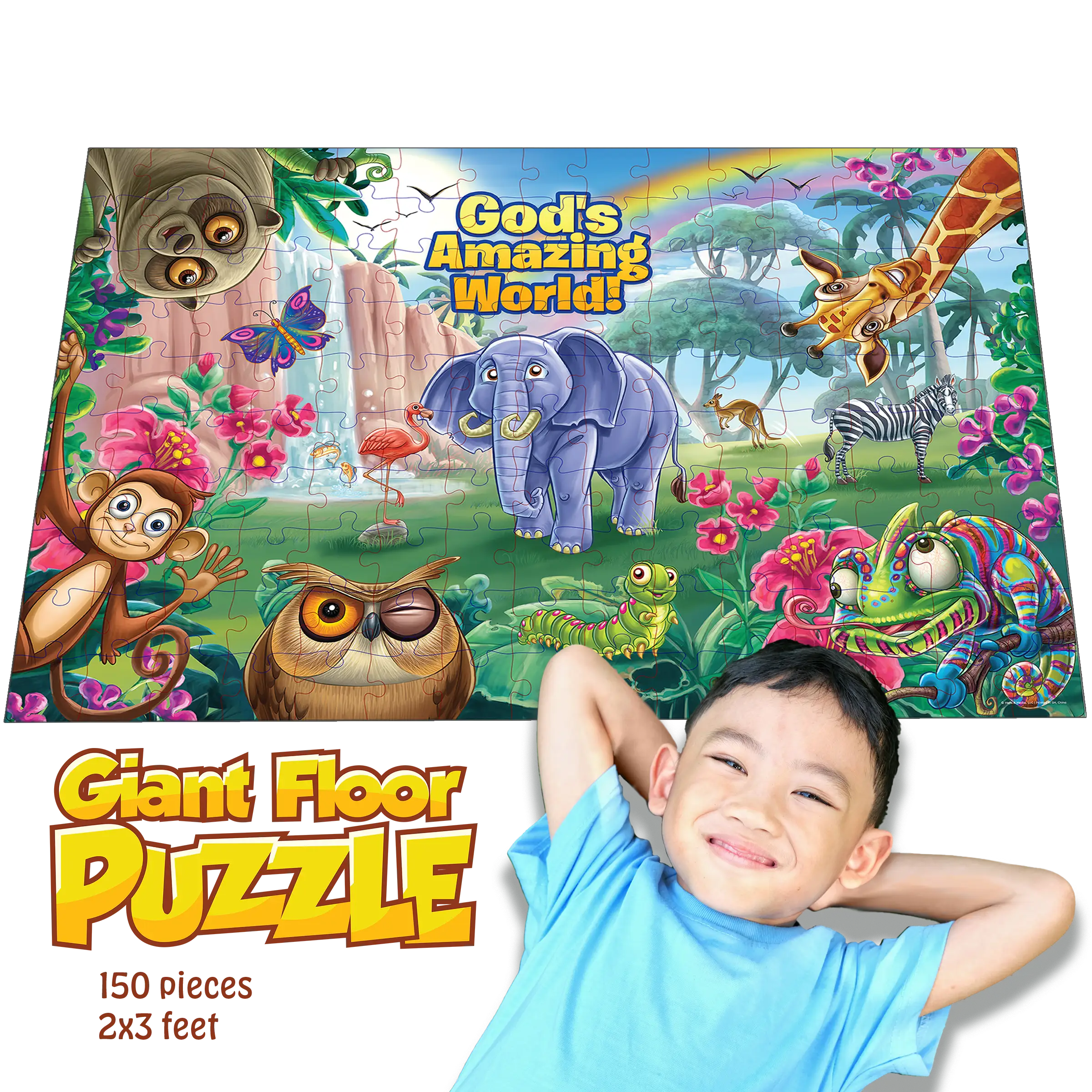 God's Amazing World - 150-Piece Giant Floor Puzzle
