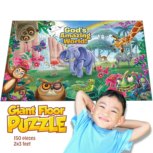 God's Amazing World - 150-Piece Giant Floor Puzzle