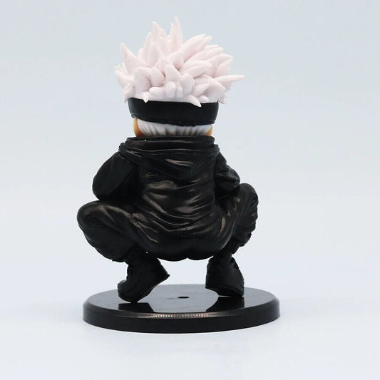 Gojo Satoru Chibi Mini Anime Figure, Jujutsu Kaisen JJK Figurine Gifts 13cm/5in