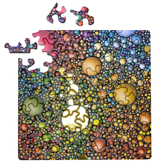 Gold #2 - 72 Piece Pocket Jigsaw Puzzle Curiosi - BIG FRENCHIES