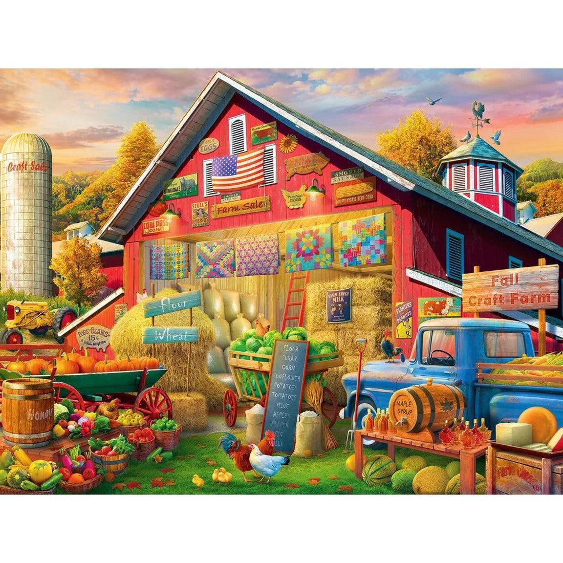Golden Days 1000 Piece Jigsaw Puzzle Springbok - BIG FRENCHIES