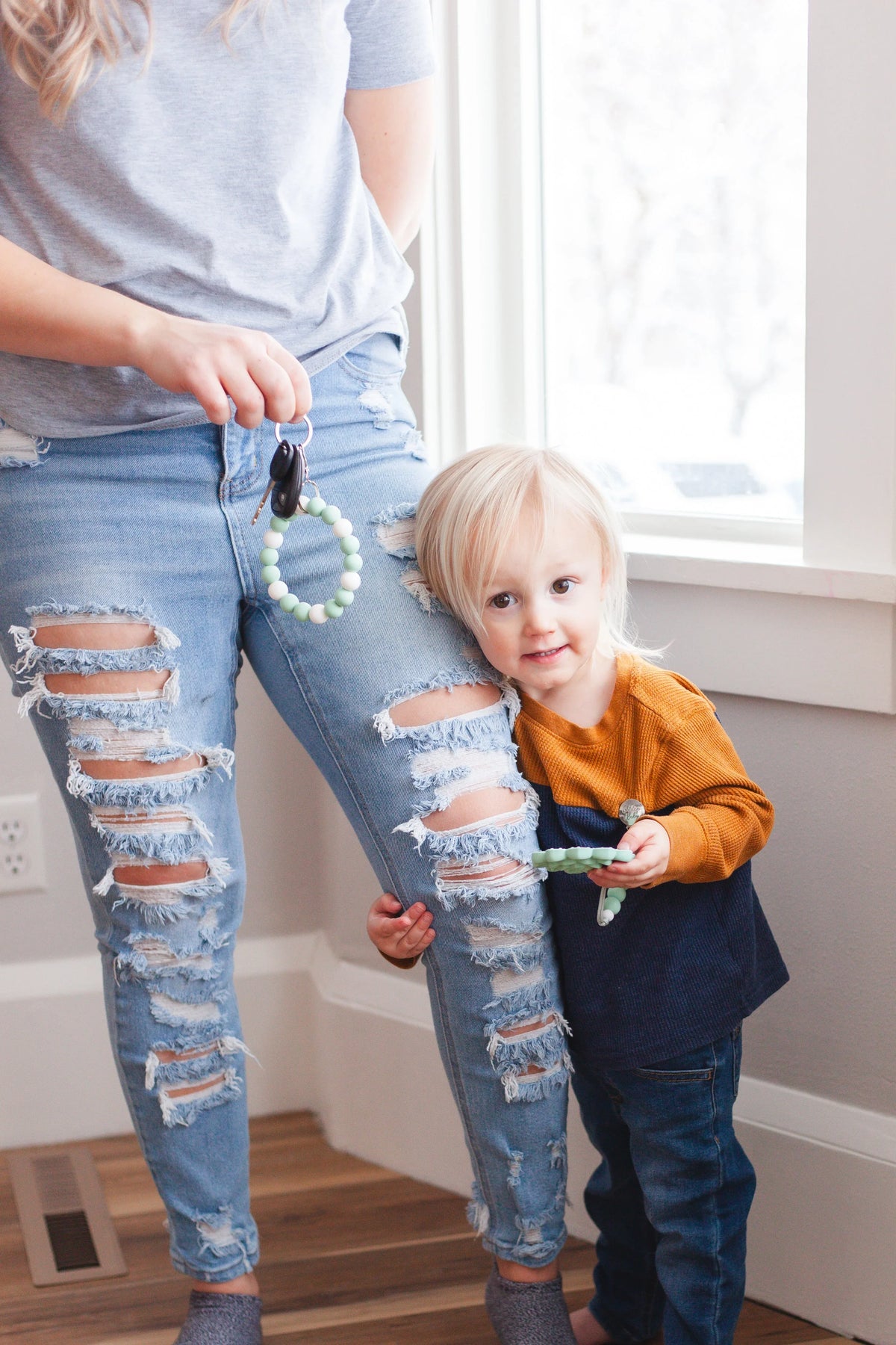 Mommy and Me Bundle // Aqua Succulent - BIG FRENCHIES