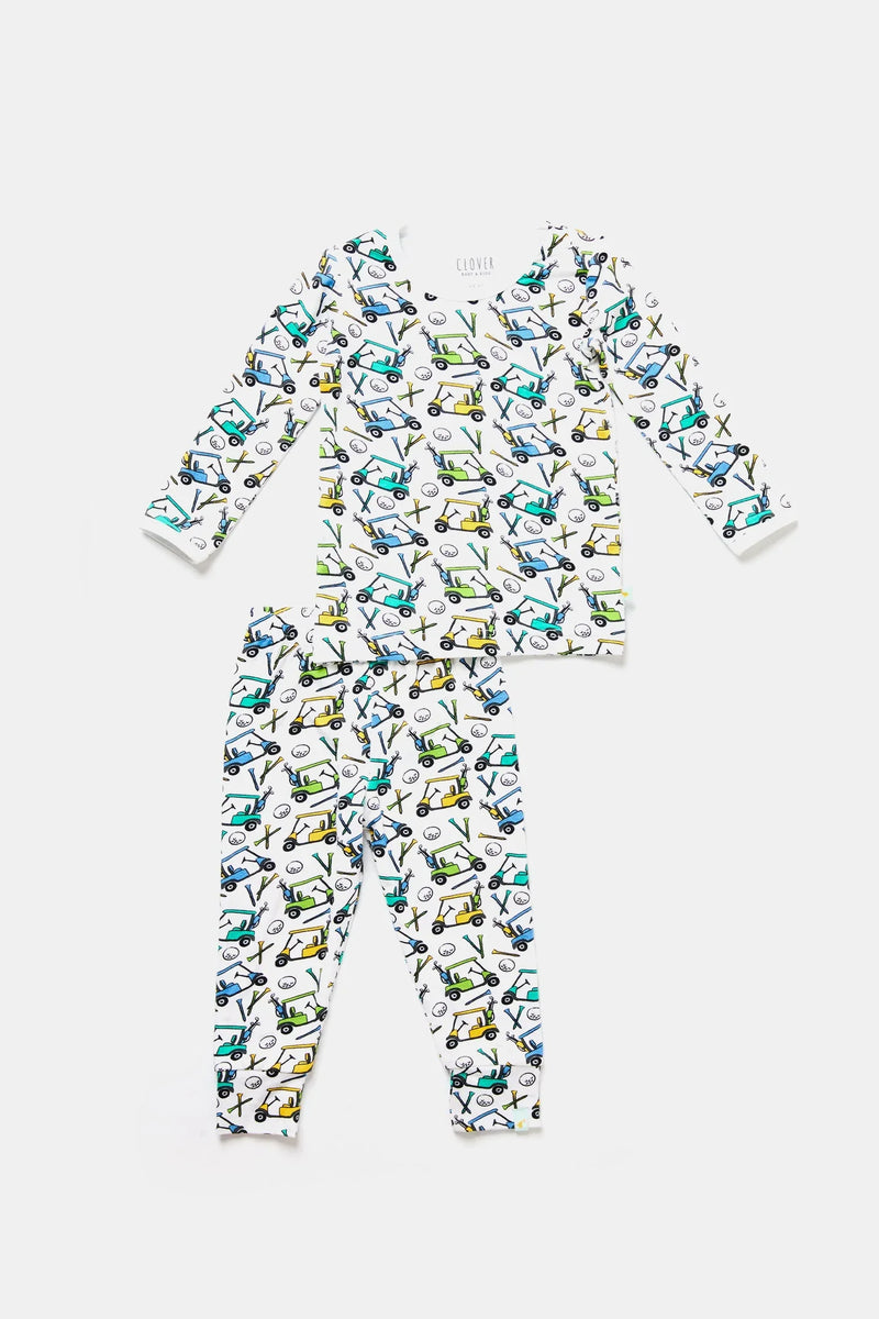 Long Sleeve Pajama Set - Golf - BIG FRENCHIES