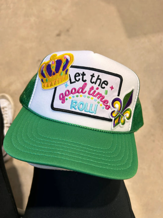 Good Times Roll Mardi Gras Trucker - BIG FRENCHIES
