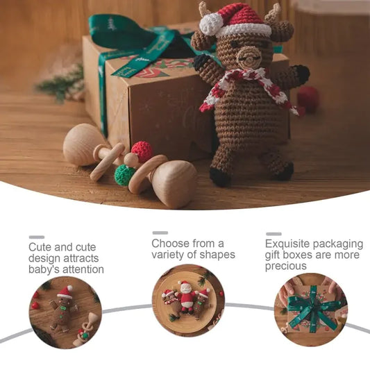 Baby Christmas Rattles Toys - # BAGE81110002 - BIG FRENCHIES