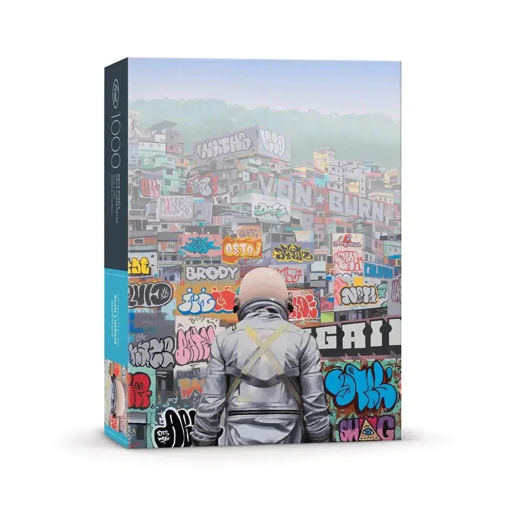 Graffiti City 1000 Piece Jigsaw Puzzle Fred - BIG FRENCHIES