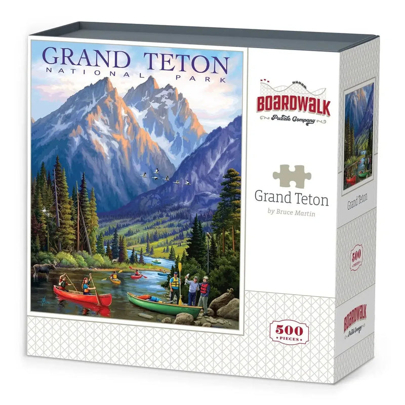 Grand Teton 500 Piece Jigsaw Puzzle Boardwalk - BIG FRENCHIES