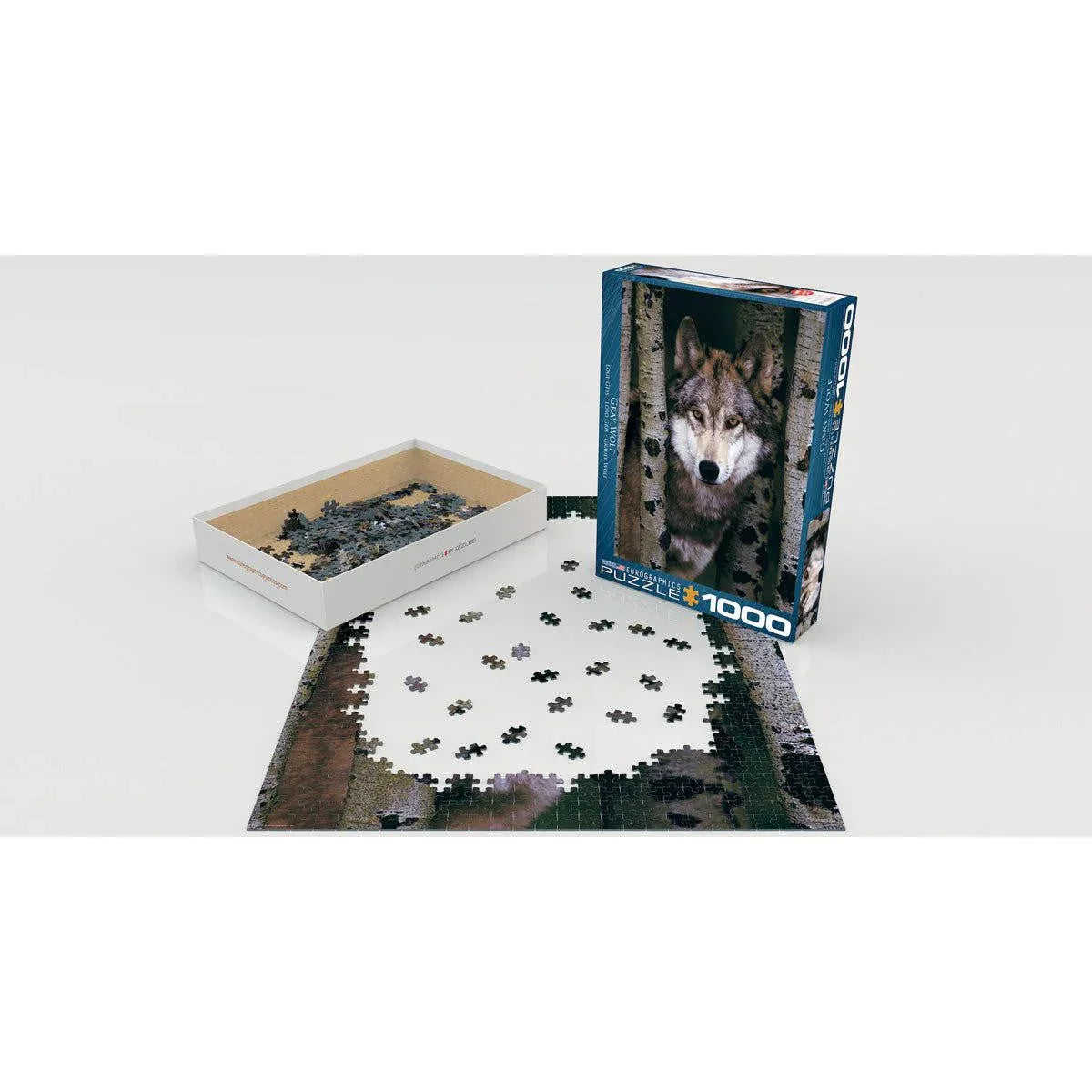 Gray Wolf 1000 Piece Jigsaw Puzzle Eurographics - BIG FRENCHIES