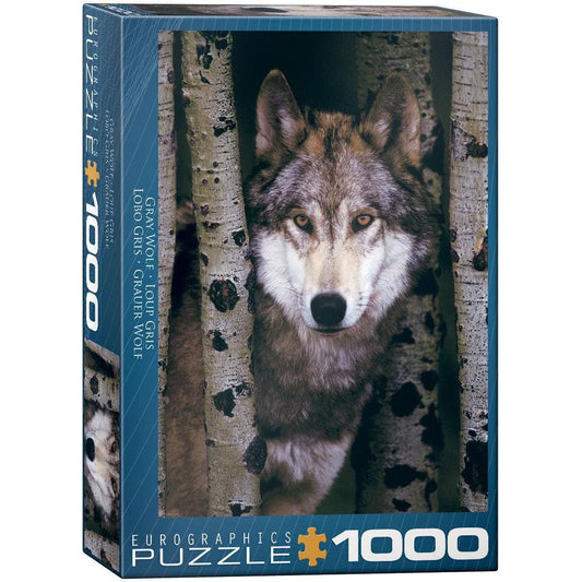 Gray Wolf 1000 Piece Jigsaw Puzzle Eurographics - BIG FRENCHIES