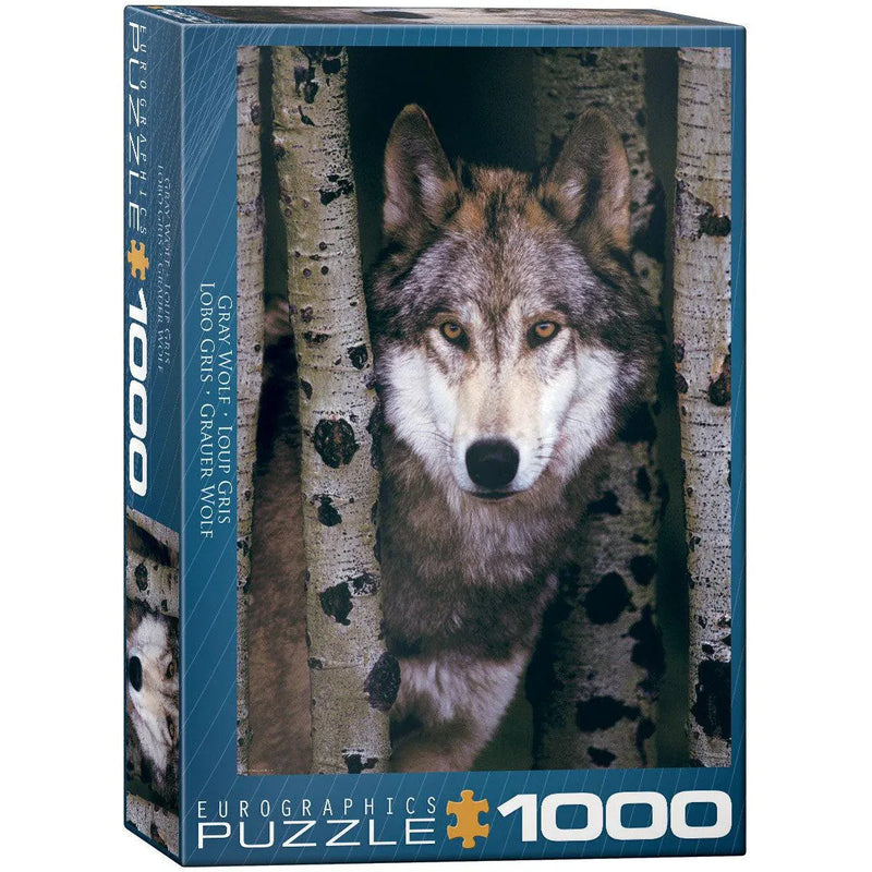 Gray Wolf 1000 Piece Jigsaw Puzzle Eurographics - BIG FRENCHIES