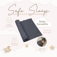 Baby Swaddle Blanket + hat - BIG FRENCHIES